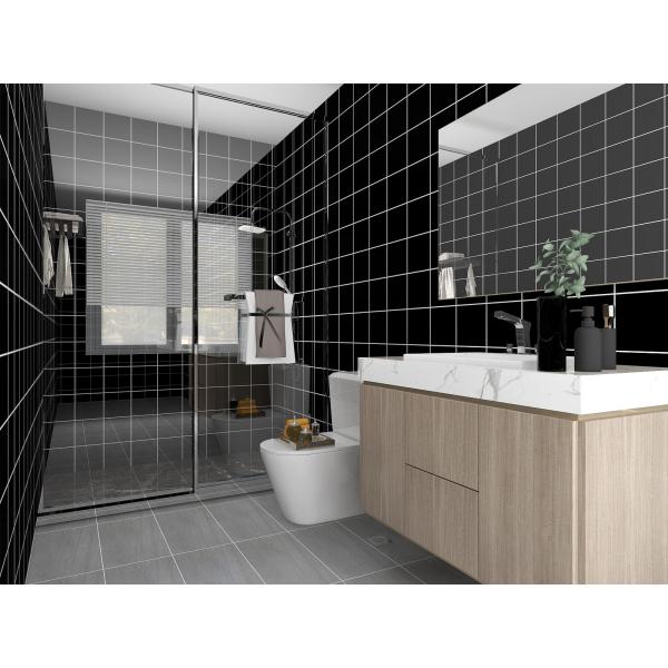 Oil Proof Tile Effect Wallpaper Smoke Proof Kitchen Tile Effect Wallpaper For Household