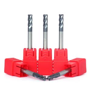 1/8" 4mm 4 Flutes Solid Carbide Corner Radius End Mills Radius Bull Nose Endmill