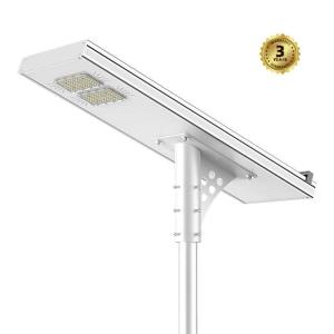 40w 60w 80w LED Integrated Solar Street Lights Automatic Robot Self Cleaning