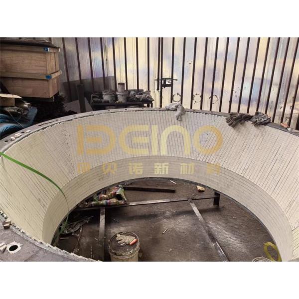 Ceramic Patch Wear-Resistant Pipe In Cement Plant