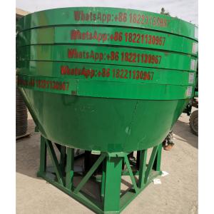 Three Rollers Wet Pan Mill Gold Silver Ore Grinding Machine With 10 Bags Per