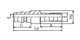 Stainless Steel Pneumatic Quick Coupling 1.6Mpa Quick Connect Couplings