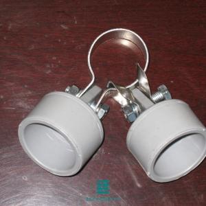 China Wire Tensioner Galvanized Fence Fittings Clamp Pole Anchor 60x40 on sale