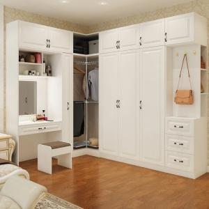 Adjustable Glass Mirror Dressing Wardrobe for Modern Bedroom Organization