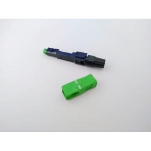 SC / APC 55mm Fiber Fast Connector Embedded Structure High Reliability