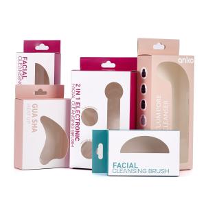 Custom Cosmetic Packaging Box Art Paper Eco Friendly Gift Boxes With Window