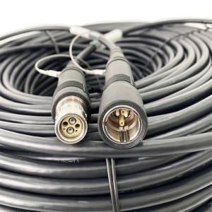 armored Hybrid HD Camera Cable SMPTE311M Connector 100meter