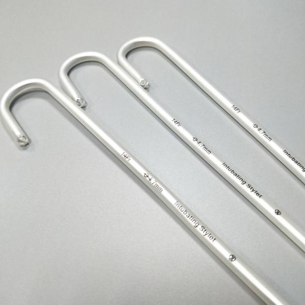 Minimizing Patient Trauma Nasal Endotracheal Tube Stylet with Aluminum PVC