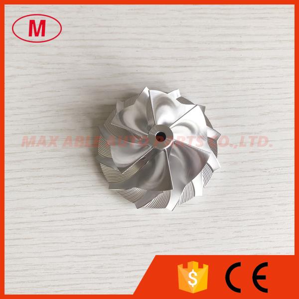 GT15-25 reverse 52.52/68.30mm 6+6 blades High performance turbo aluminum 2618/milling/billet compressor wheel for racing