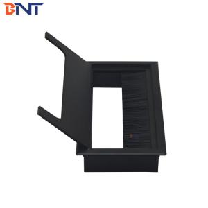 aluminum alloy computer desk retractable cable management,table wire cable