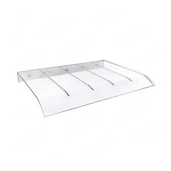 Clear Invisible DIY Polycarbonate PC Awning Low-Maintenance Choice For Weather Protection