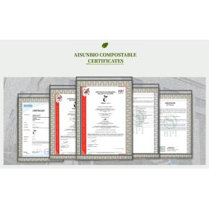 Customized Green Biodegradable Bags Compostable Liner bags for Cookie