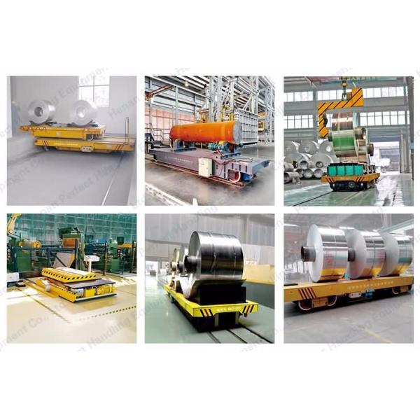 Easy operated in-plant 20 ton transfer cart rail transporter