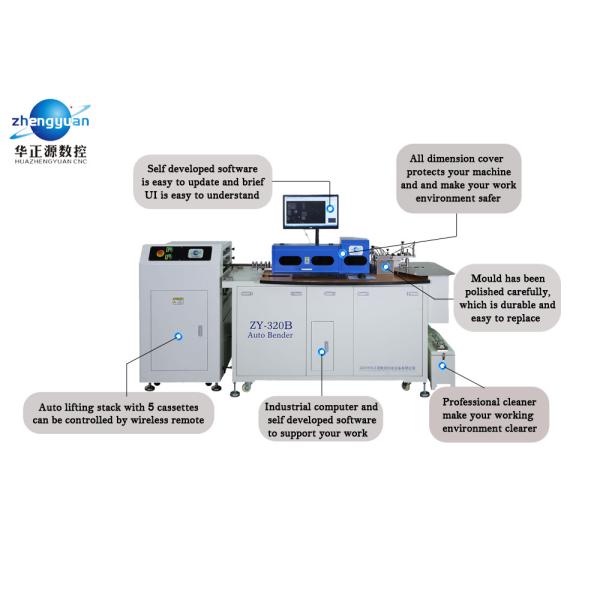 Quality Auto Steel Rule Cutting Bending Machine Durable V Type Broaching Windows 7 Support for sale