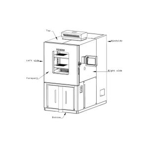 408L Energy saving Temperature Humidity Test Chamber with / STC / UL