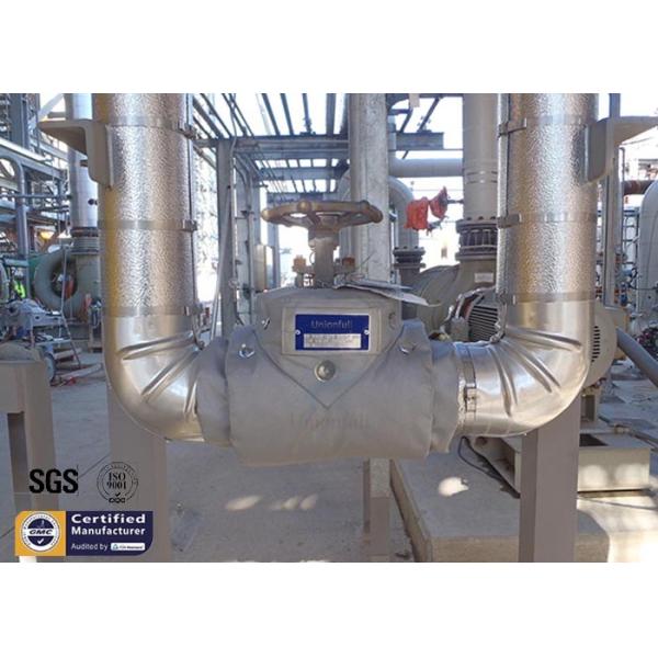 High Adaptable Gate Valve Cover Heating Keep Removable Insulation Jacket Alkali Free