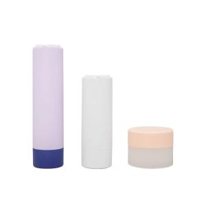 Rotary PP Airless Bottle 30ml 50ml Mono Custom Cosmetics Packaging Set