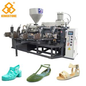 Wholesale Vertical Screw PVC Foam Injection Molding Machine , Plastic Chappal Making Machine  from china suppliers