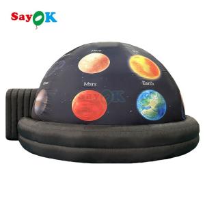 Wholesale Sayok Free 3D Design 5m Blow up Planetarium Tent Portable Inflatable Projection Dome for Schools Kids from china suppliers