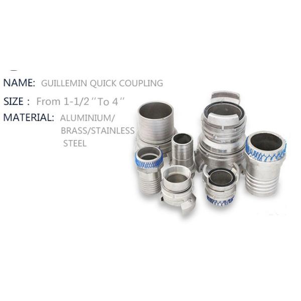 Fire Hose Fittings And Adapters , Quick Coupling Aluminum / Brass Camlock