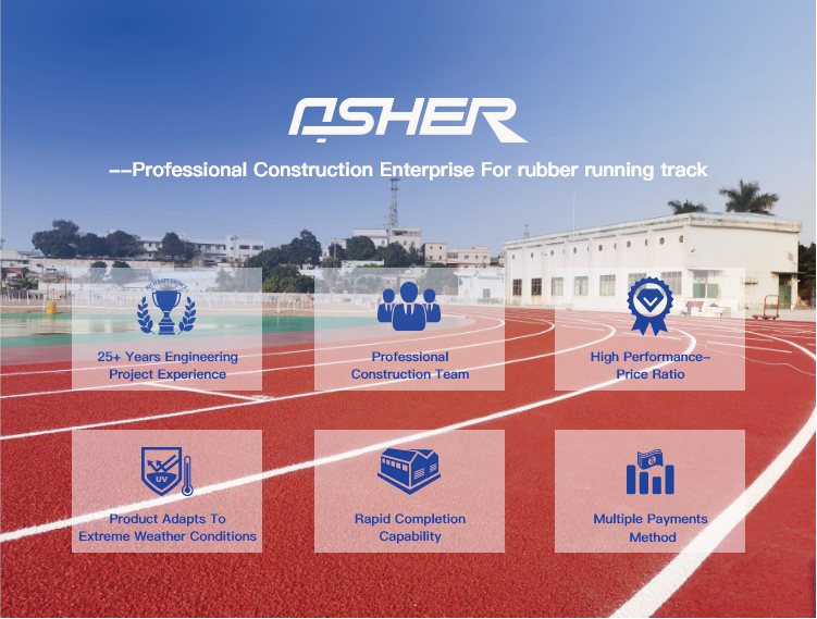 Hybrid Running Track System For Stadium Projects