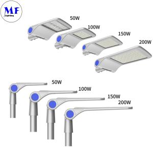 LED Street Light with PhotoCell IP66 Waterproof 140lm/W 80W 100W 120W Ik08 for