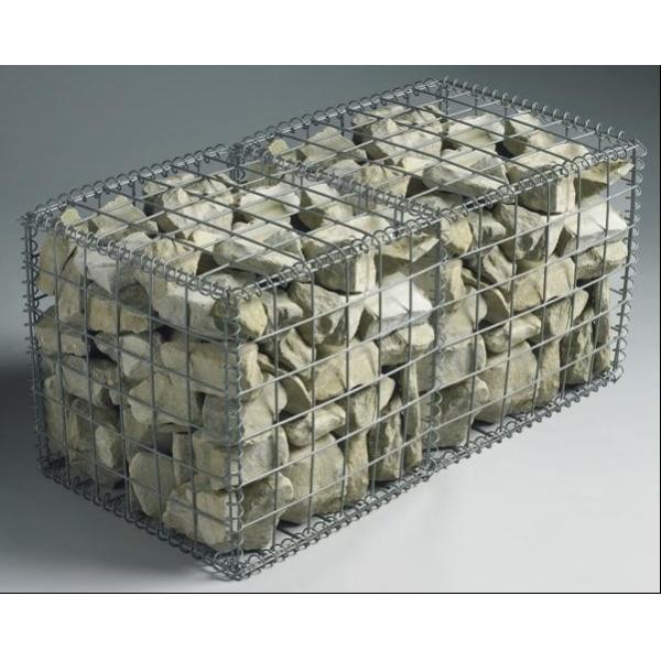 Quality Welded Gabion Mesh Box / Galvanized Gabion Rock Wall Cages For Garden Fence for sale