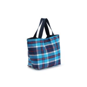 Sky Blue Canvas Collapsible Tote 600D / 12A Collapsible Canvas Totes