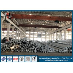 Power Line Flange Mode Q235 Electrical Power Pole