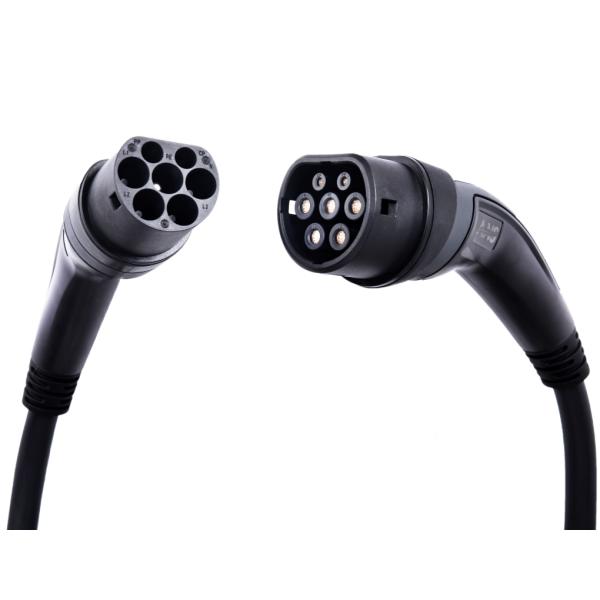 16A 1phase 3.6kW Type 2 female to male ev charging cables