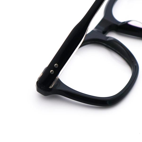 Square Acetate Rectangular Glasses Classic Retro Artisanal Personality Thick