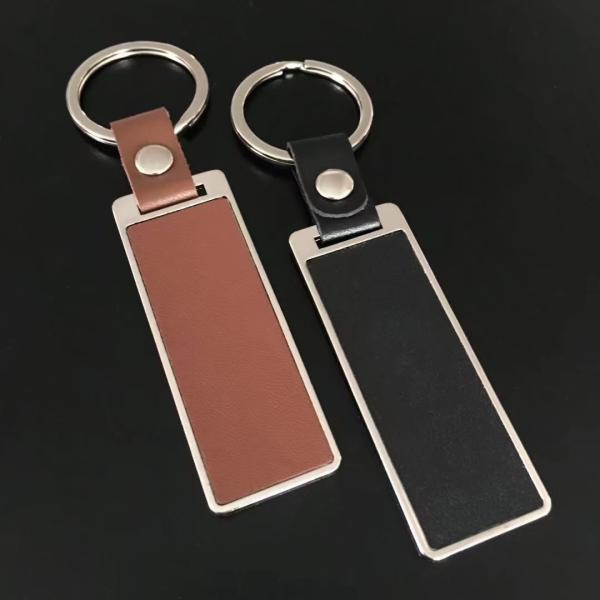 Genuine Leather Bronze Key Chain Customized Personalised Keychain Automotive Key