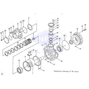 RMC350A-L-22Y Marine Oil Seals Hydraulic Motor O - Sealing Ring O - Ring Set