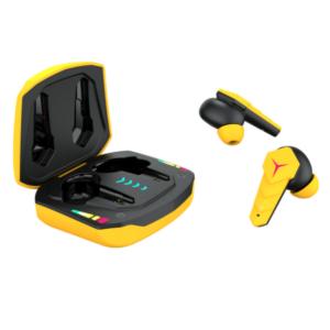 Yellow IPX5 V5.1 2.4GHz Gaming Wireless Earphones For Pc Noise Cancellation