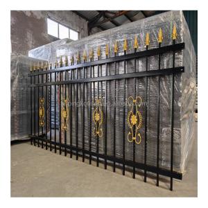 Hot Dipped Galvanized Powder Coated Iron Fence for Home Garden Ornamental and