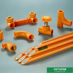 China Green Color Plastic PPR Pipe PN25 Thickness For Cold / Hot Water Supply on sale