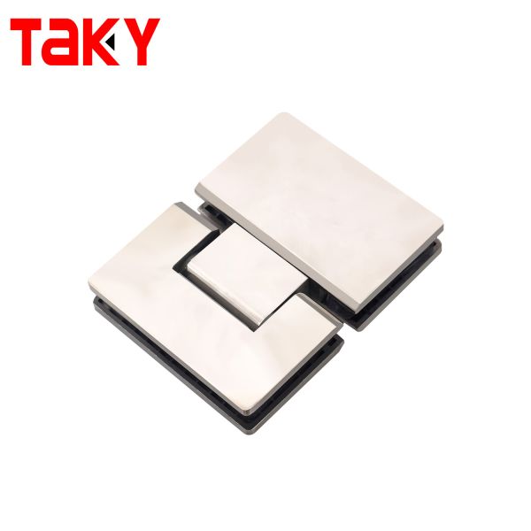 Transitional 180 Degree Bathroom Glass Clamp Frameless Tempered Shower Glass Door Hinges