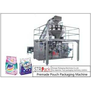 Powder / Granules Premade Pouch Packaging Machine High Efficiency With Linear