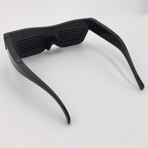 Magic Scrolling LED Glowing Glasses , Rechargeable Led Message Glasses