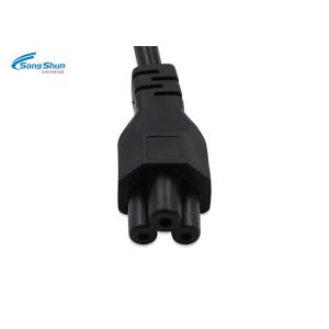 6FT Power Cord Cable 18AWG PVC IEC C5 3 Prong AC 0.75mm2 Bare Copper Conductor