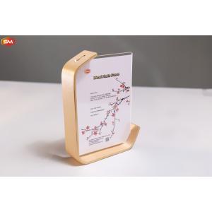 Double Sided Clear 6 Inch 7 Inch 8 Inch L Shape Acrylic Photo Picture Frame with