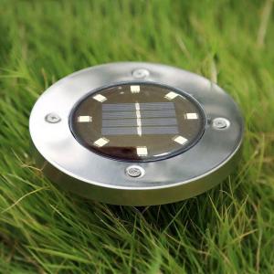 Light Control Sensor Solar LED Garden Lights 8 LED Super Bright For Underground