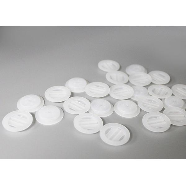 Polyethylene One Way Degassing Valve For Paper Coffee Bags With Gas Release