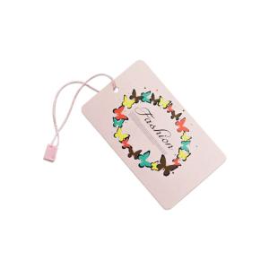 Logo Custom Clothing Hang Tags Die Cut OEM Design For Merchandise