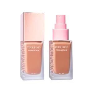 China Custom Full Cover Waterproof Liquid Foundation Private Label Makeup Foundation Full Coverage Matte Foundation on sale