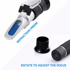 Handheld Wide-range 0-90% Brix Refractometer Honey Sugar Content Specific