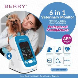 Veterinary Monitor AM6200 -20°C~60°C Temperature Storage for Animal Care System