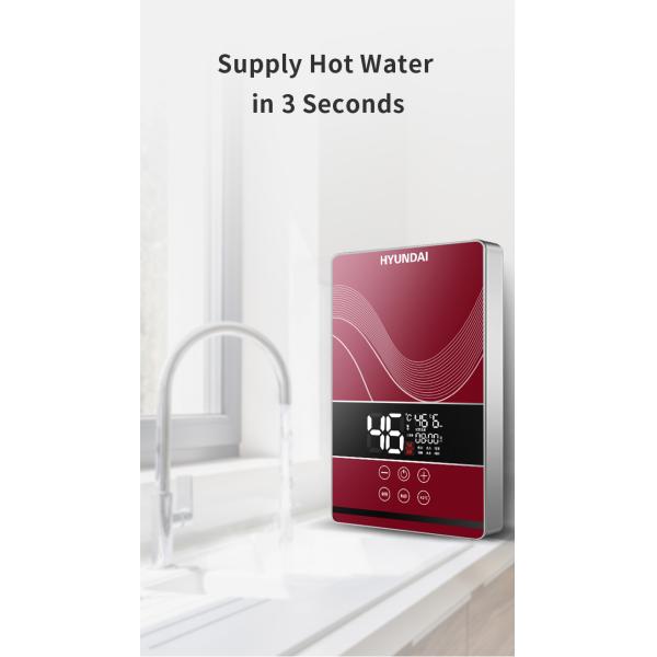 New Design Bathroom Instant Hot Shower Electric Induction Water Heater