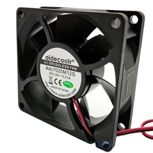 ODM Black Waterproof Cooling Fan 70x7x25mm Multipurpose For Hotel