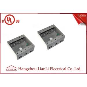 1/2" 3/4" Holes Waterproof Conduit Box Aluminum Die Casting UL Listed